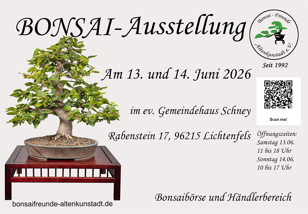 Bonsaiausstelung der Bonsaifreunde Altenkunstadt